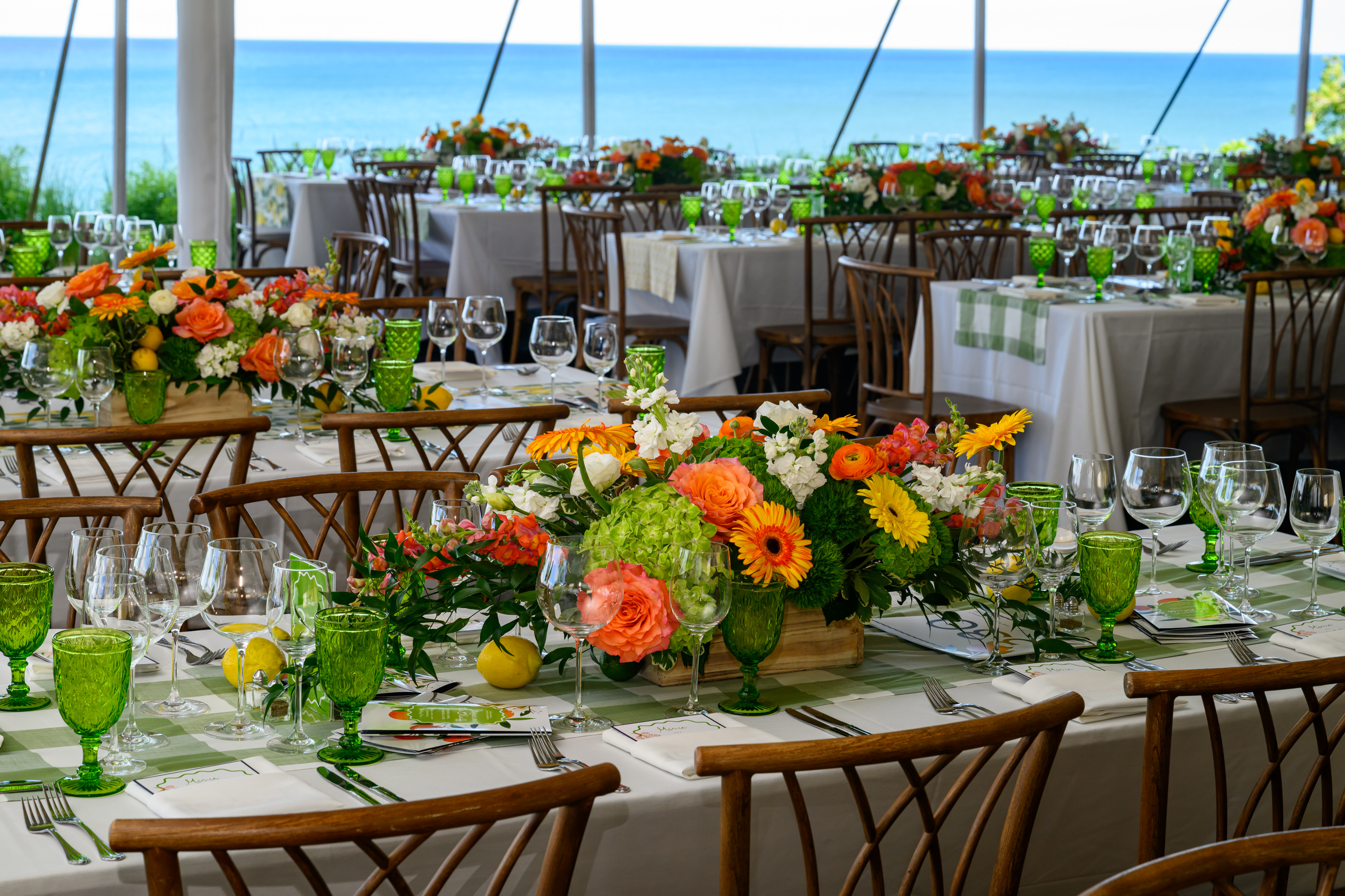 Dinner on the Bluff at Shoreacres, Lake Bluff